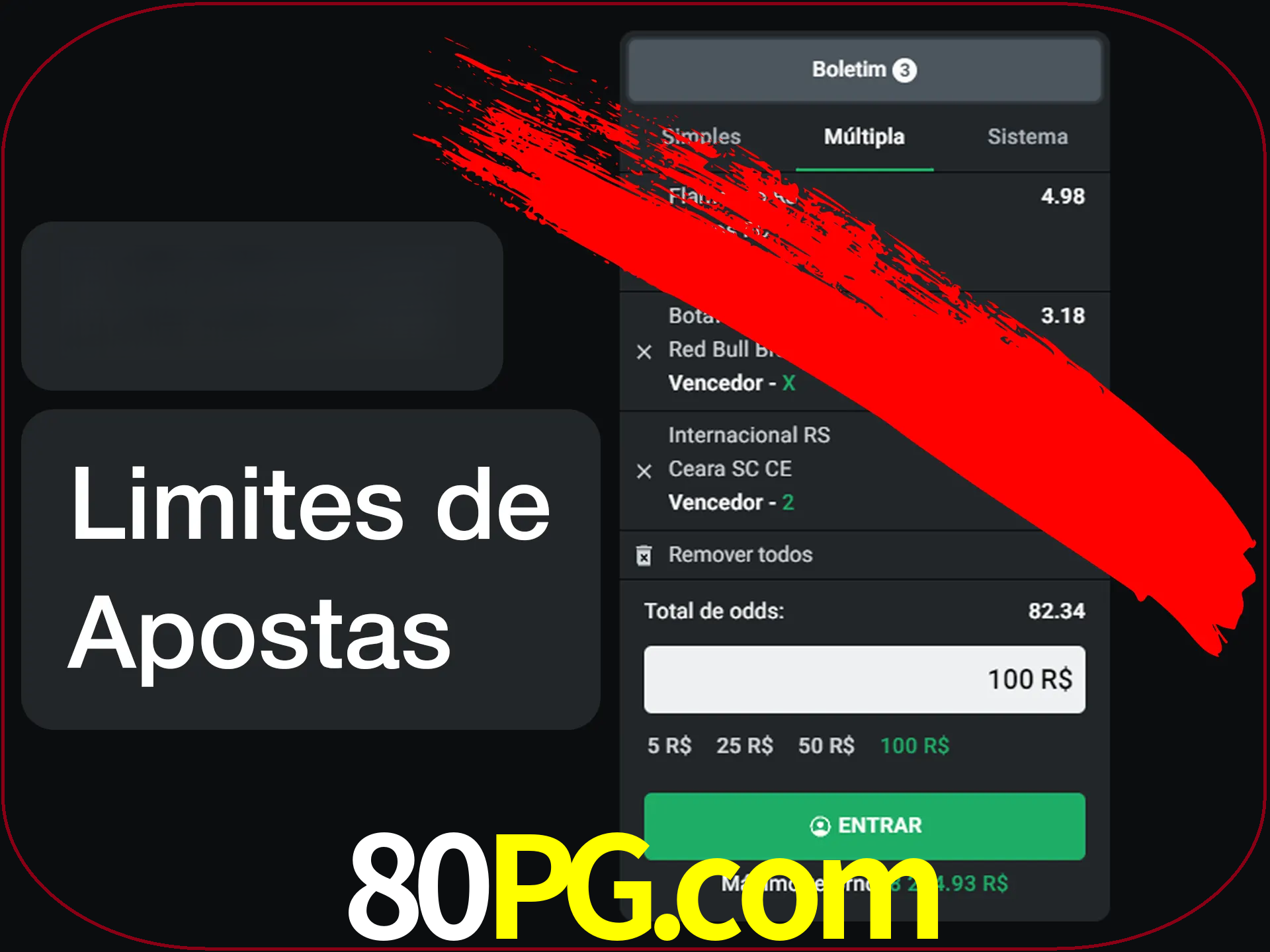 Não faça apostas loucas.